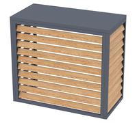 Cache pour climatiseur Westmann Boxa S, aspect bois, 100x50x92 cm