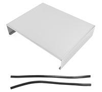 Cache pour cuisinière à gaz (adapté aux cuisinières électriques), cache en acier inoxydable, cache pour plaque à induction de cuisine, 9 cm/3,5 pouces
