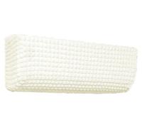 Cache-poussière pour climatiseurs, conception élastique, lavable, couleur : blanc