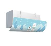 Cache-poussière pour déflecteur de climatisation, conception suspendue, facile à installer, guide d'air doux