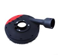 Cache-poussière pour meuleuse d'angle avec adaptateur sous vide, protection de coupe en polycarbonate, pour meuleuses de type 100 et type 125, housse de fixation de meulage de pierre de béton (type