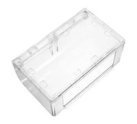 Cache Prise Double 86 Type Étanche Adhésif pour Salle de Bain | PVC Blanc, Design Conjonctif Renforcé, Ouverture 90°, la Cuisine et Crédence
