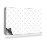 Cache Radiateur 100x60 cm Couverture Magnétique Facile à Installer Tapis Design pour Radiateurs pour Salon et Cuisine Protège et Décore - Matière matelassée Brillante, Glamour élégant