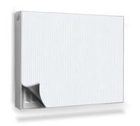 Cache Radiateur 80x60 cm pour Salon et Cuisine Couverture Magnétique Tapis Design pour Radiateurs Facile à Installer Protège et Décore - Texture de Motif régulier à Rayures Verticales Lumineuses