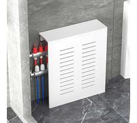 Cache-radiateur à 3 côtés avec table de rangement, facile à nettoyer, pour salon, chambre à coucher