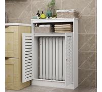 Cache-radiateur, armoire de chauffage décorative pour la maison, le salon et la salle de bain, organisateur de stockage au sol, solution de stockage de chauffage