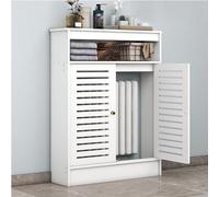 Cache-radiateur avec portes, imperméable et ignifuge, étagère chauffante pour la maison, housse de chauffage idéale pour le salon et la chambre à coucher (70 x 90 x 25 cm)
