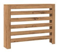 Cache-radiateur chêne artisanal 104x20x82 cm bois d'ingénierie