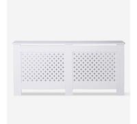 Cache radiateur en bois blanc 172x19x81,5h Fencer XXL