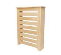 Cache-radiateur en bois brut pour décorer. Pin massif. Dimensions (largeur x profondeur x hauteur) : 66,5 x 20 x 92 cm