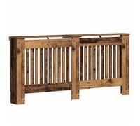 Cache-radiateur en bois d'ingénierie - vidaXL - 172x19x81,5 cm - Bois recyclé - Design à lattes verticales