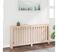 Cache-radiateur en bois massif de pin - VidaXL - 169x19x84 cm - Étagère pratique - Design moderne à lattes Marron G