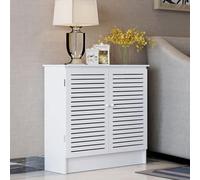 Cache-radiateur en MDF avec étagère, meuble chauffant creux et respirant, pour la maison, le salon, 50 x 70 x 20 cm