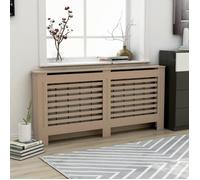 Cache-radiateur KIMISS - Blanc - MDF - Pratique et élégant - 172x19x81 cm