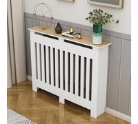 Cache-radiateur moderne à lattes - Améliorez votre décoration d'intérieur avec une solution de chauffage élégante pour le salon et la salle de bain