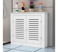 Cache-radiateur moderne avec étagère de rangement et grille pour le salon | Cache-radiateur à vapeur avec étagère pour chambre principale, chambre d'amis et salle à manger(23.6" x 27.6" x 5.9")
