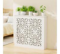 Cache-radiateur moderne - Solution de chauffage élégante pour la maison, le salon, la chambre à coucher et le bureau - Tuyaux encombrés dissimulés - 60 x 60 x 20 cm - Design élégant