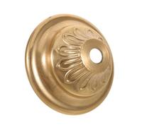 Cache Rosace de Plafonnier Rond en Cuivre Doré 73 MM | Or, Diamètre 73mm, Remplace une Base Usée, Cache Trous et Câblage