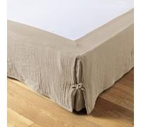 Cache-sommier 140 x 190 cm - Double Gaze de Coton 125 g/m² - Gaïa Ficelle | Double gaze ultra douce et aérienne