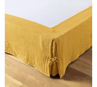 Cache sommier 160x200 cm Gaze de coton Safran