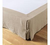 Cache sommier 180x200 cm Gaze de Coton Terra Ficelle