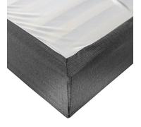 Cache-sommier Anthracite LEAVE - Someo 90x200 cm