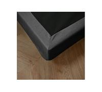 Cache-sommier anthracite RONDA 140x190 cm - - Ronda