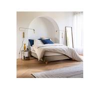 Cache-sommier Beige LEAVE - 160x200