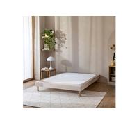 Cache-sommier coton jersey beige 200x200