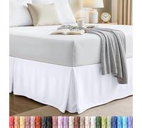 Cache-sommier Double en Microfibre veloutée brossée Quadruple Plis - Confortable, Infroissable, résistant à la décoloration, aux Taches et à l'abrasion - Qualité hôtelière extrêmement Durable Utopia