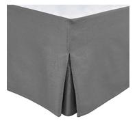 Cache sommier - HOME LINGE PASSION - 180 x 200 cm + 30 cm - Gris anthracite