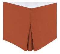 Cache sommier - HOME LINGE PASSION - 180 x 200 cm + 30 cm - Terracotta