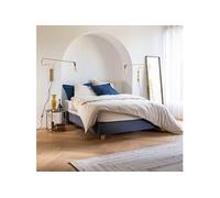 Cache-sommier Marine LEAVE - Someo 140x190 cm