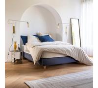 Cache-sommier Marine LEAVE - Someo 140x190 cm