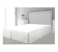 Cache sommier microfibre 90x190 cm blanc