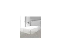 Cache sommier plateau 3 plis 180 x 200 cm - Différents coloris - Blanc