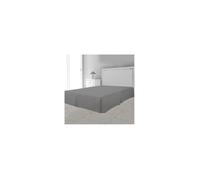 Cache sommier plateau 3 plis 180 x 200 cm - Différents coloris - Gris