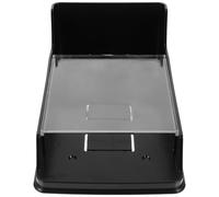Cache-sonnette Protection UV en Plastique Étanche, Noir pour Portier Vidéo | Protège le Bouton Extérieur la Pluie, Design Transparent, pour Portail ou Entreprise, Installation Simple