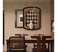Cache Tableau électrique Style Milieu du siècle Porcelaine cristalline, Cache Coffret fusible Compteur, décoration Murale Salon Salle à Manger entrée