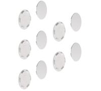 Cache trou - Blanc - 35mm - Lot de 10 - Plastique - Capuchon de protection à clipser