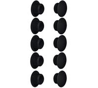Cache trou - CYCLINGCOLORS - 10mm - Noir RAL 9005 - Lot de 10 - Bouchon de protection en plastique