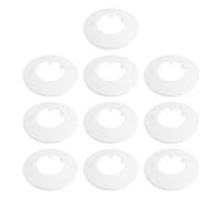 Cache-trou Mural Rond Décoratif pour Climatiseur, Plastique Blanc | Plaque Murale Ronde, Installation Rapide, Protège Poussière, Surface Lisse, pour Salon et Chambre