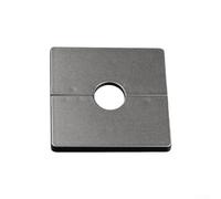 Cache-trous carrés pour trou de climatisation pour cacher les trous de fil (noir)