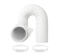 Cache-tuyau de climatisation - Protection de tuyau d'isolation thermique - Couvercle isolant portable pour tuyau d'évacuation d'air - Pour appartement, lieu de travail, cave, garage, maison de 12,7 cm