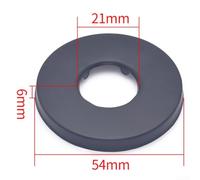 Cache-Tuyau Décoratif 48x21mm Résistant Cache-Tuyau Décoratif(54x21x6mm) | Acier inoxydable , résistant chaleur, finition lisse, pour idéal salle de bain, pour facile nettoyer