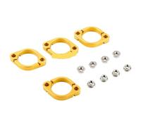 Cache-Tuyau DéCoratif Colliers de serrage fendus for bride silencieux d'échappement Pour Water Drain Tube(Gold)