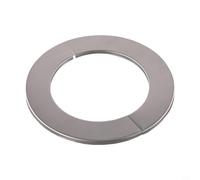 Cache-tuyau en acier inoxydable pour tuyaux d'échappement de chaudière à gaz, système de douche, raccords d'égout et pénétrations murales (90 mm)