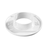 Cache-tuyaux de climatisation, mur, divisé pour 95 à 110 | Cache-trou de passage de câble d'entrée pour climatisation et installations de tuyaux, plastiques durables