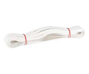 Cache-vis 12 mm blanc - bande de 20 m
