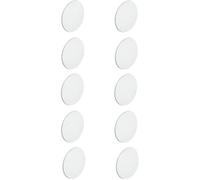 Cache vis - CYCLINGCOLORS - 10 pièces - Blanc - Plastique - 18mm x 0,5mm